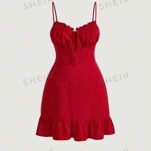 SHEIN Valentine's Day burgundy dress size 2XL